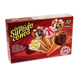 SURTIDO DE CONOS caja 10 uds.